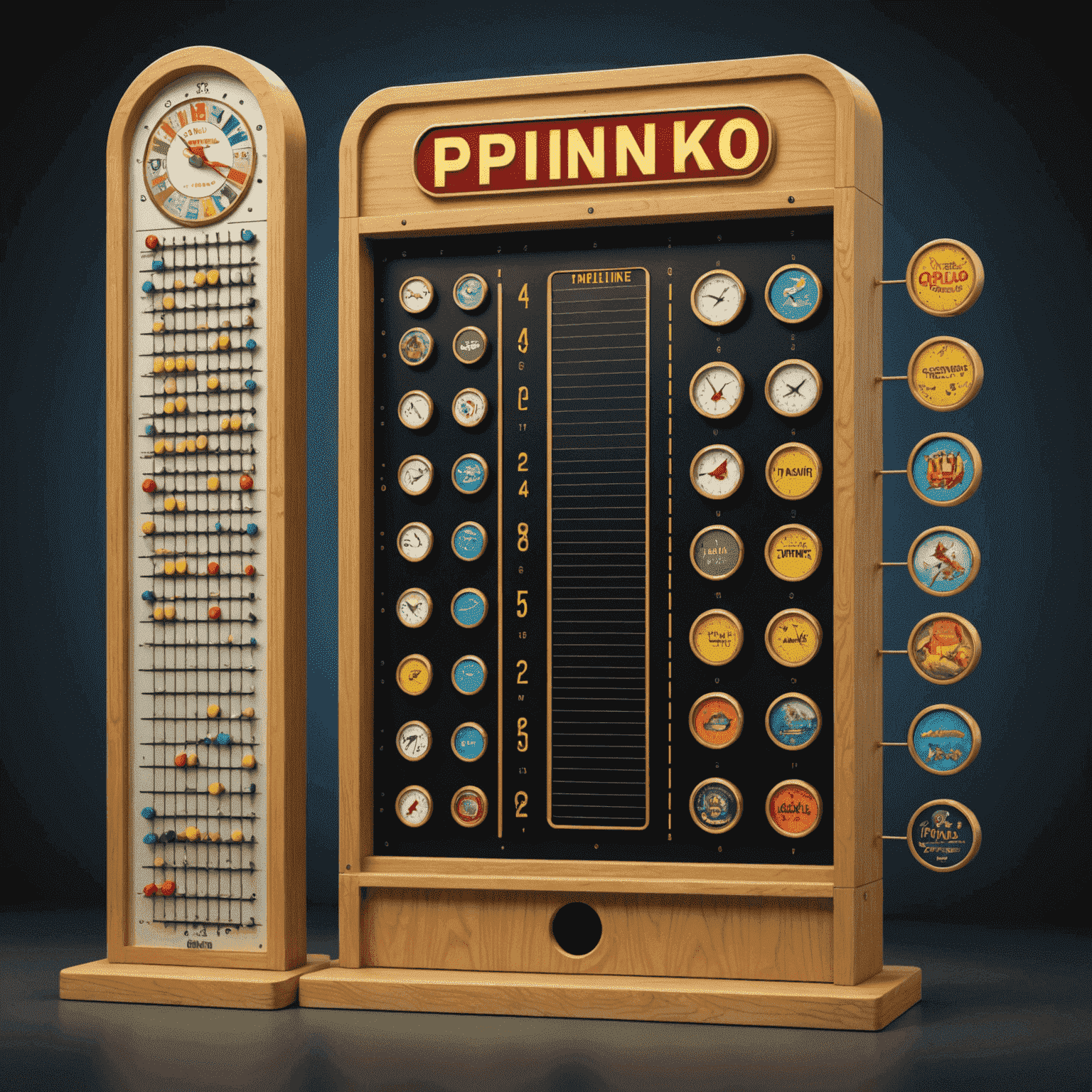 Timeline showing Plinko's evolution from TV show to online game